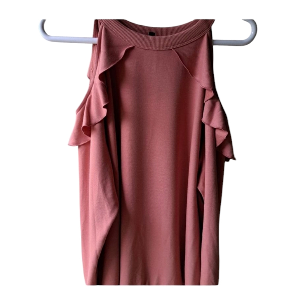 NWT Express Cold Shoulder Long Sleeve Top Size L
